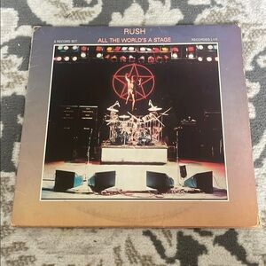 Vintage Rush All The World’s A Stage Live Recording Album